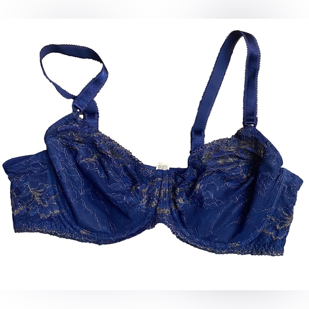 Wacoal Navy Lace Underwire Bra